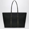 Valentino Garavani Rockstud medium tote bag in black leather