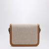 Valentino Garavani 9TO5 beige canvas and leather bag