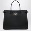 Valentino Garavani Black leather medium Antibes tote bag
