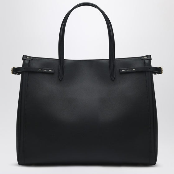 Valentino Garavani Black leather medium Antibes tote bag