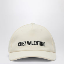  Valentino Garavani Chez Valentino ivory baseball cap