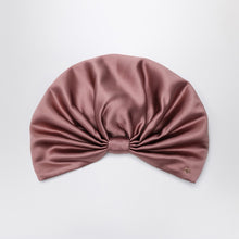  Valentino Garavani Antique pink silk foulard turban