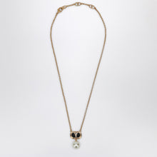  Valentino Garavani Ovalette necklace with Swarovski pearl