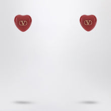 Valentino Garavani Royal Heart Red Earrings
