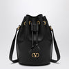 Valentino Garavani Vlogo Signature black bucket bag