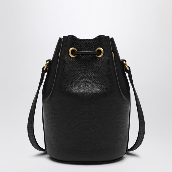 Valentino Garavani Vlogo Signature black bucket bag