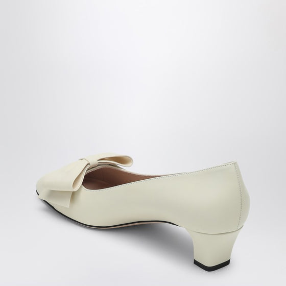 Valentino Garavani Décolleté Bowow ivory