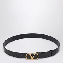  Valentino Garavani Vlogo Signature Black Belt