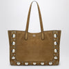 Valentino Garavani Large Nellcôte tote bag in havana suede