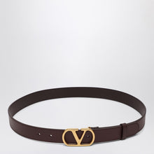  Valentino Garavani Vlogo Signature dark brown belt