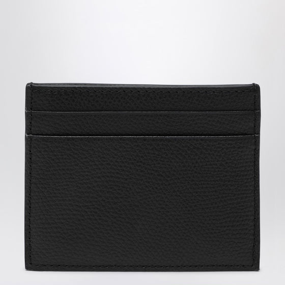 Valentino Garavani Vlogo Signature black calfskin cardholder