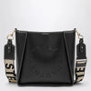 Stella McCartney Square black crossbody bag with logo