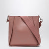 Stella McCartney Square pink crossbody bag with logo