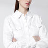 Frame White rigid denim shirt