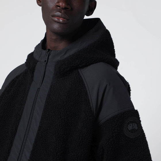 Canada Goose Reversible Alberni black fleece bomber