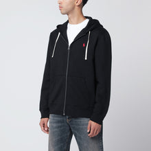  Polo Ralph Lauren Black brushed cotton zip sweatshirt