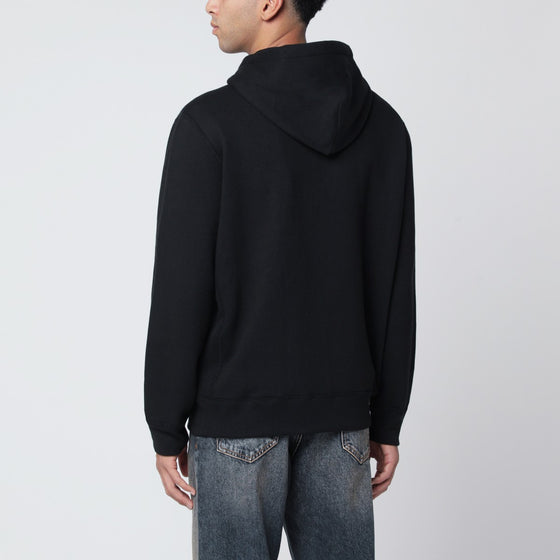 Polo Ralph Lauren Black brushed cotton zip sweatshirt