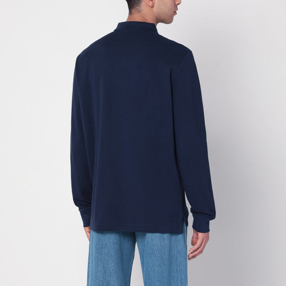 Polo Ralph Lauren Blue cotton polo Custom Slim-Fit