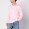Polo Ralph Lauren Pink cable-knit cotton sweater