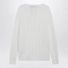 Polo Ralph Lauren White cable-knit cotton sweater