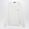 Polo Ralph Lauren White cable-knit cotton sweater