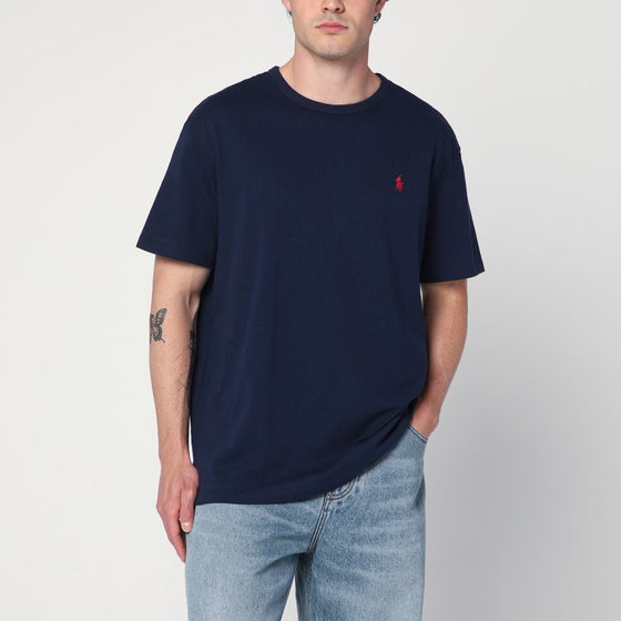 Polo Ralph Lauren Navy blue cotton Classic-Fit T-shirt