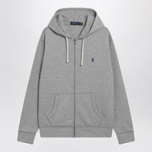  Polo Ralph Lauren Gray cotton fleece zip sweatshirt
