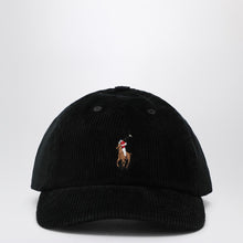  Polo Ralph Lauren Black corduroy baseball cap