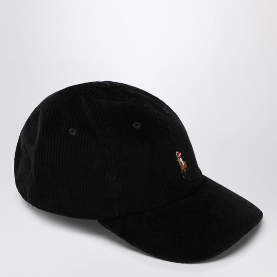 Polo Ralph Lauren Black corduroy baseball cap