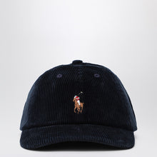  Polo Ralph Lauren Navy blue corduroy baseball cap