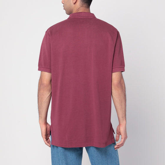 Polo Ralph Lauren Washed wine red cotton polo