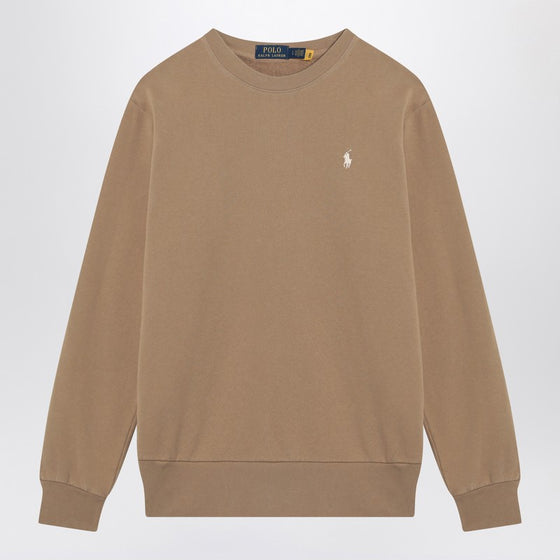 Polo Ralph Lauren Desert coloured cotton sweatshirt
