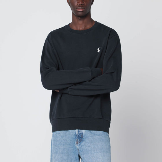 Polo Ralph Lauren Black cotton crewneck sweatshirt