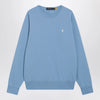 Polo Ralph Lauren Light blue cotton crew-neck sweatshirt