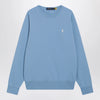 Polo Ralph Lauren Light blue cotton crew-neck sweatshirt