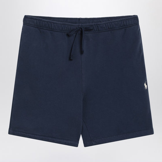 Polo Ralph Lauren Navy blue Bermuda shorts in cotton