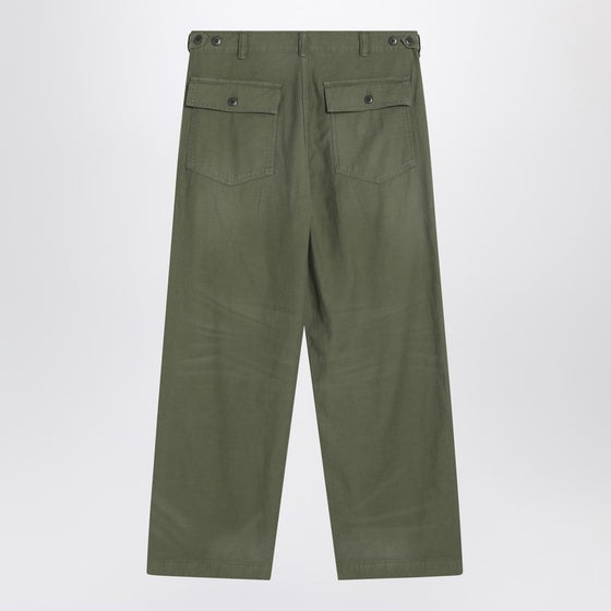 Polo Ralph Lauren Military green cotton trousers