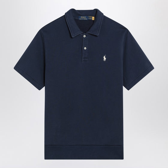 Polo Ralph Lauren Navy blue polo shirt in cotton
