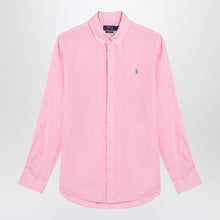  Polo Ralph Lauren Pink shirt in linen Custom-Fit