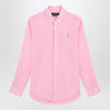 Polo Ralph Lauren Pink shirt in linen Custom-Fit