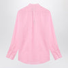 Polo Ralph Lauren Pink shirt in linen Custom-Fit