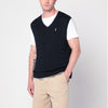 Polo Ralph Lauren Navy blue cable-knit vest