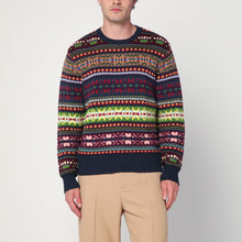 Polo Ralph Lauren Multicolored crew neck sweater with intarsia
