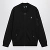 Polo Ralph Lauren Black zip-up sweatshirt in cotton blend
