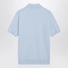 Polo Ralph Lauren Light blue cotton knit polo shirt