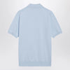 Polo Ralph Lauren Light blue cotton knit polo shirt