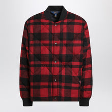  Polo Ralph Lauren Red and black quilted check bomber