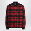 Polo Ralph Lauren Red and black quilted check bomber