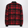 Polo Ralph Lauren Red and black quilted check bomber