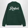 Polo Ralph Lauren Forest green cardigan with Ralph logo